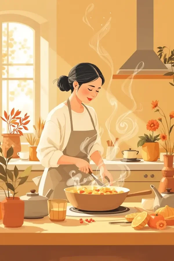 妈妈的厨房 - AI短剧治愈短剧封面