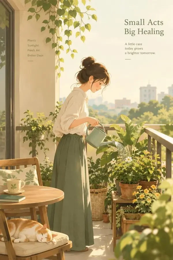 暖阳日记 - AI短剧治愈短剧封面